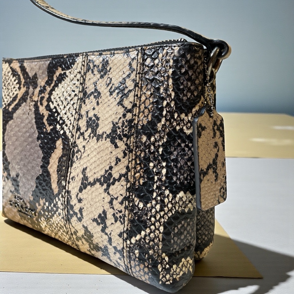 Coach Exotic 🐍 Embossed Leather Crosby Crossbody EUC - Picture 5 of 17